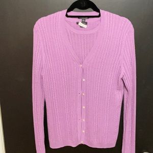 Brooks Brothers silk/cashmere cardigan and sweater